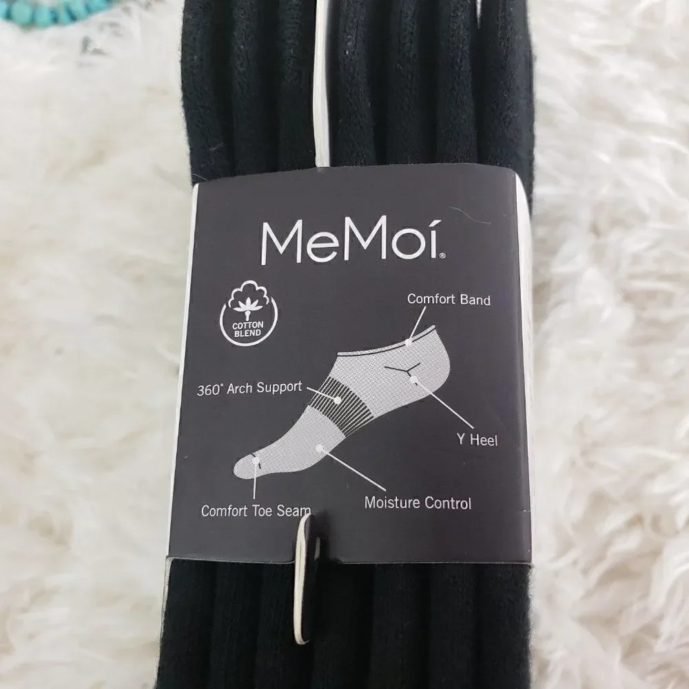 MeMoi No-Show Sneaker Liner 6 Pck Multicolor 9-11